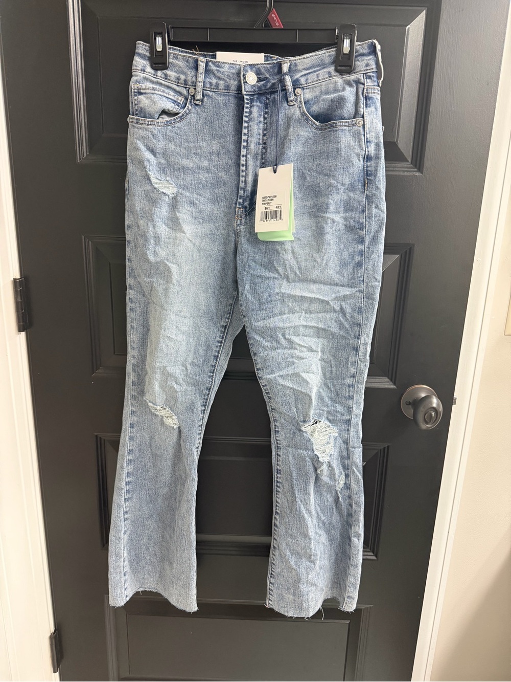Articles of Society The Linden High Rise Cropped Flare Jeans Size 4/27 NWT
